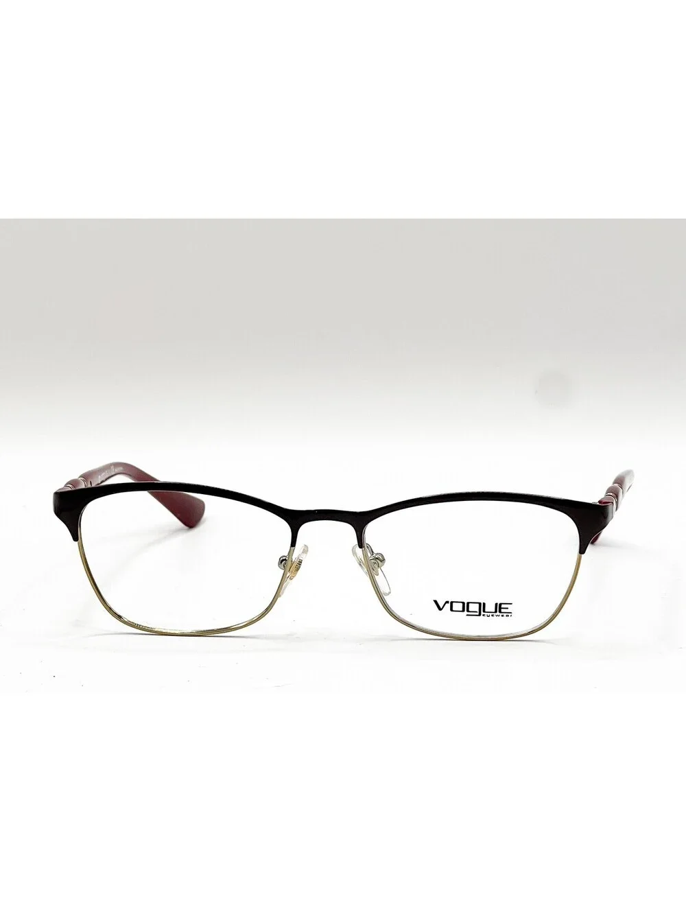 Vogue VO 3987-B 986 Top Bordeaux/Pale Gold Authentic Eyeglass Frames 52-16